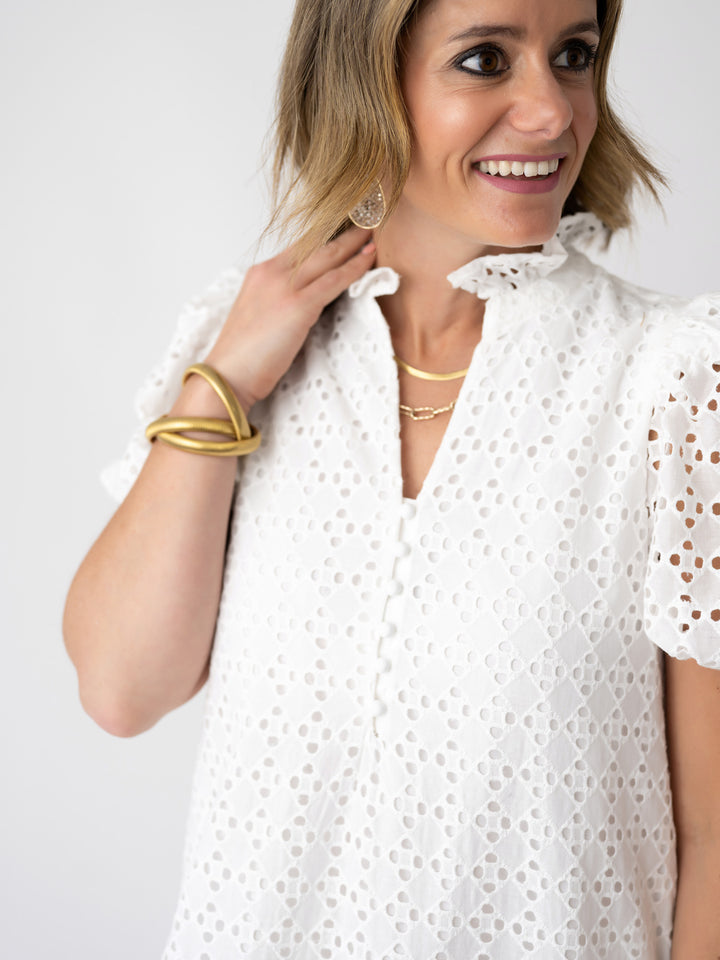 Lace & Light Eyelet Dress