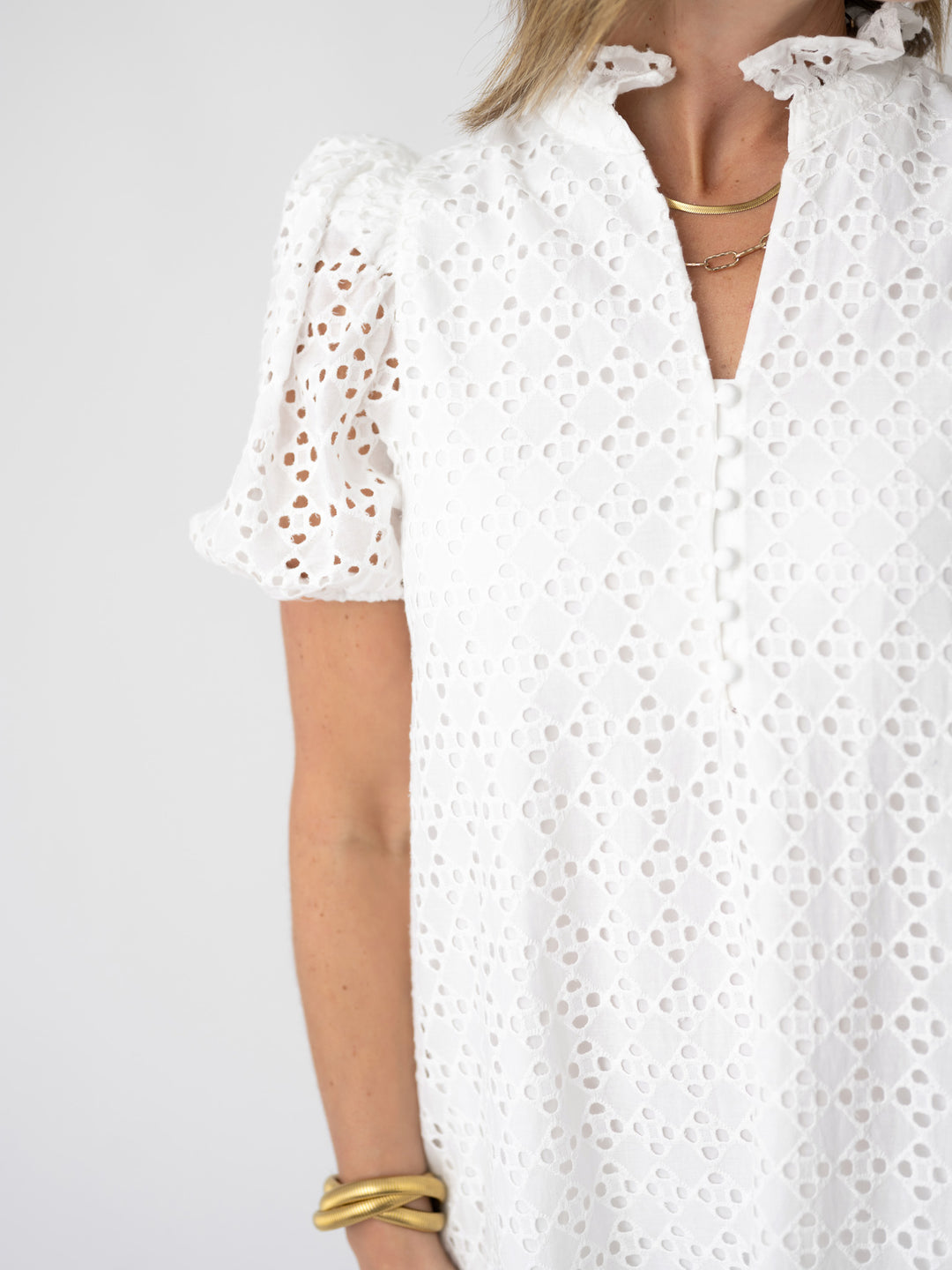 Lace & Light Eyelet Dress