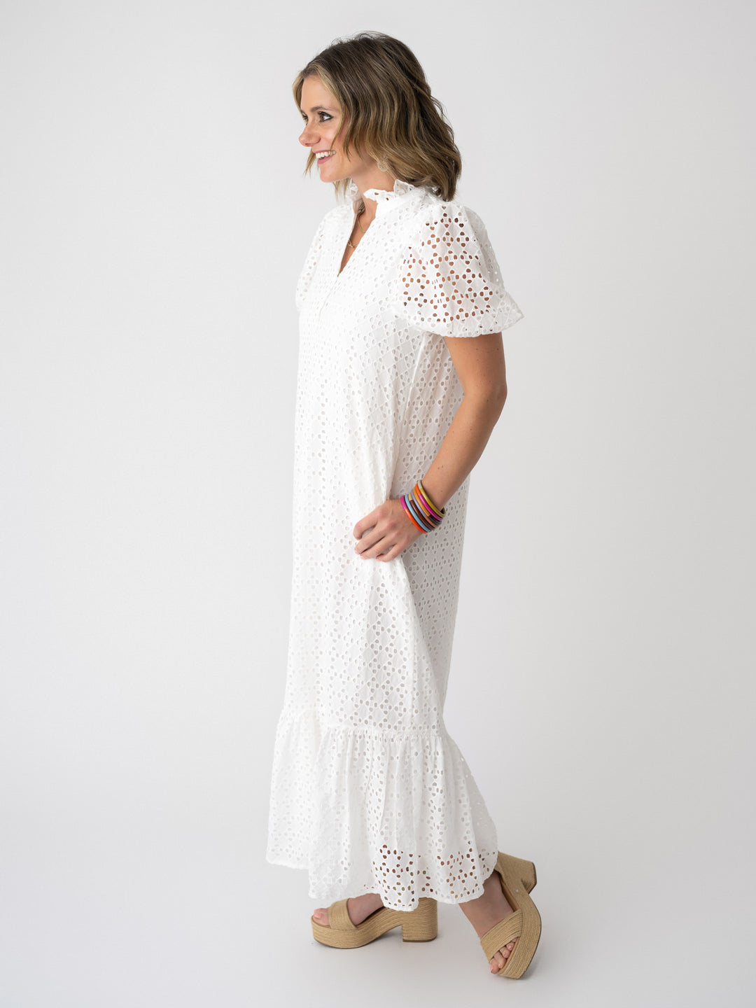 Lace & Light Eyelet Dress