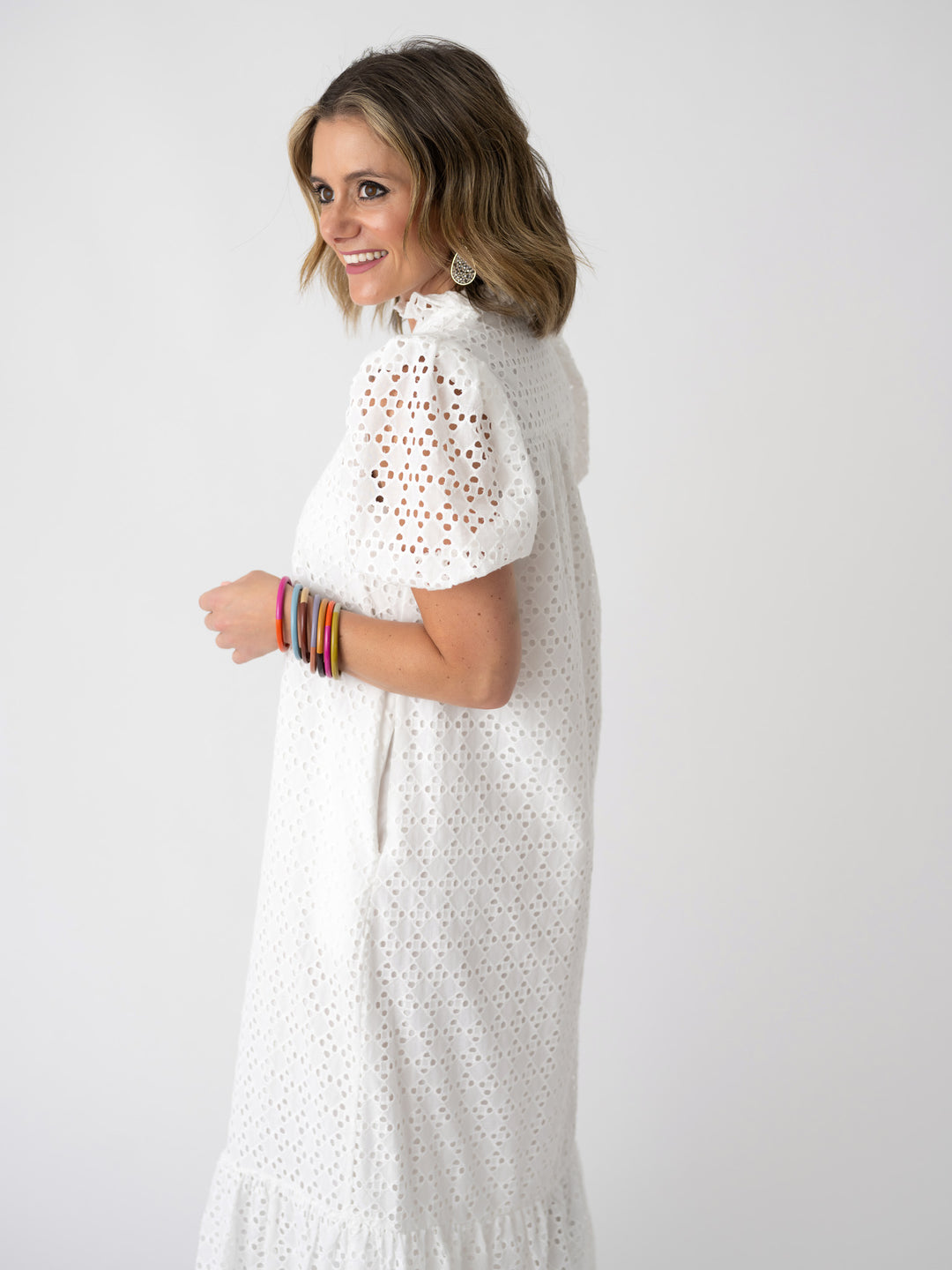 Lace & Light Eyelet Dress