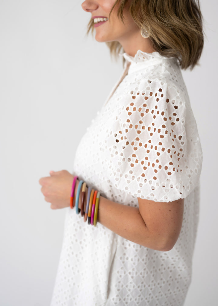 Lace & Light Eyelet Dress