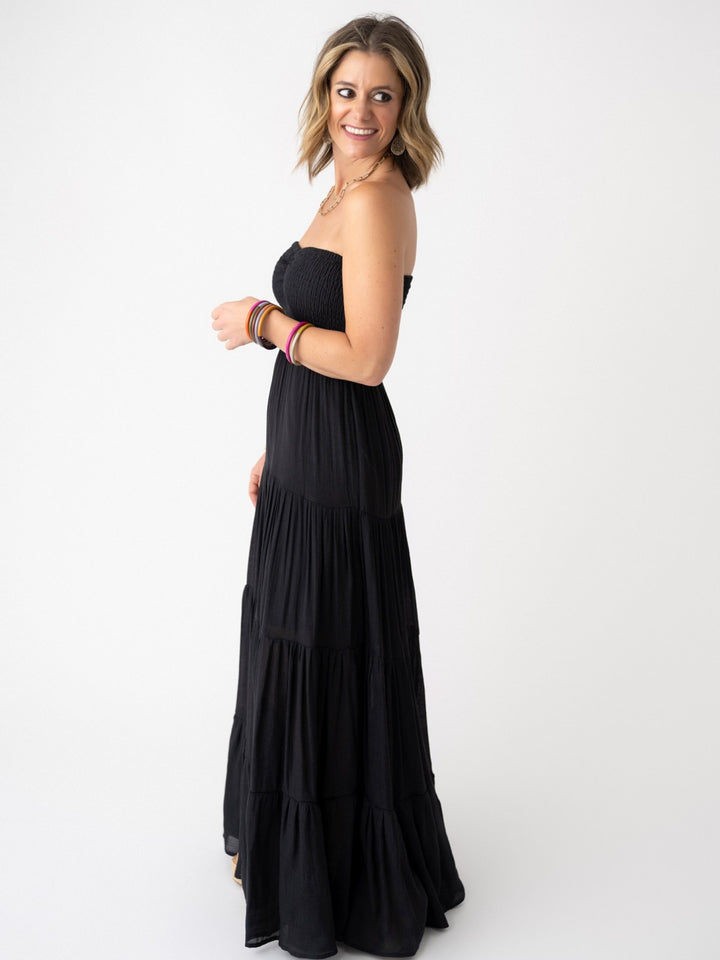 Sassy Strapless Maxi