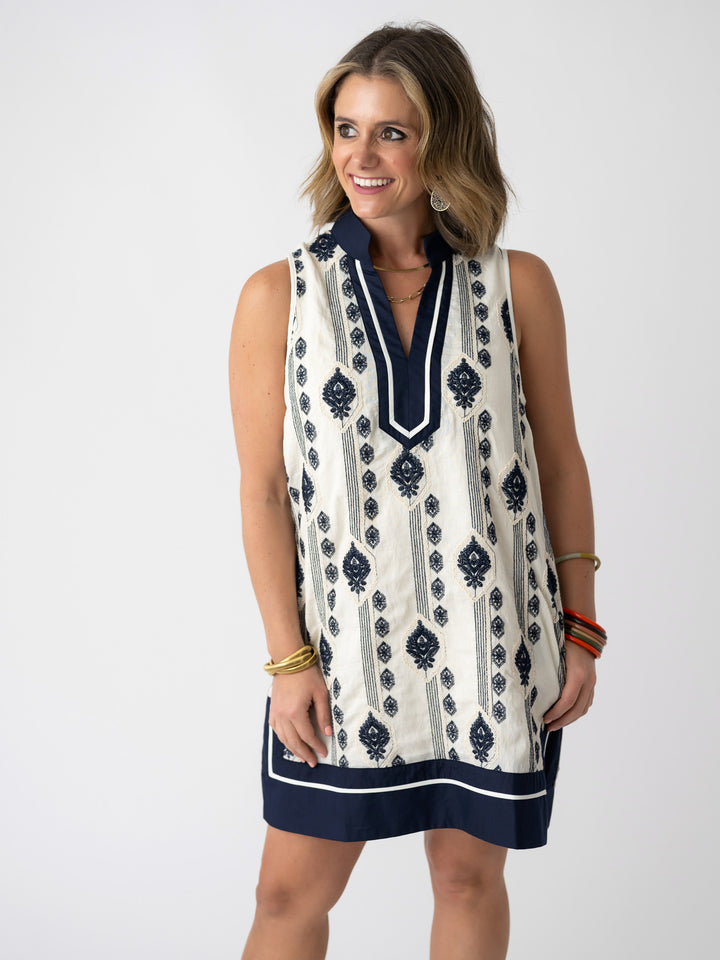 Sapphire Lace Sleeveless