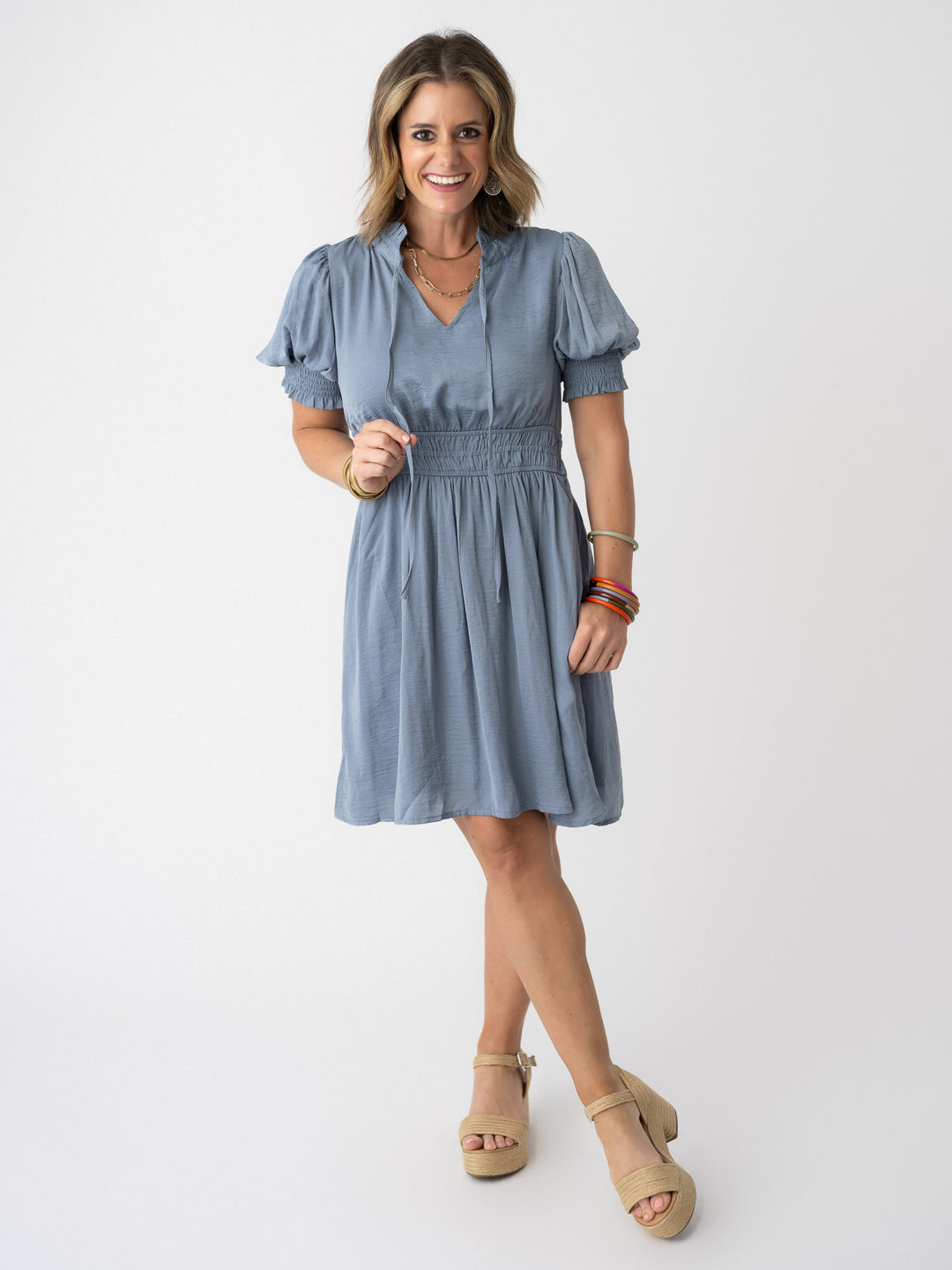 Twilight Tie Neck Dress