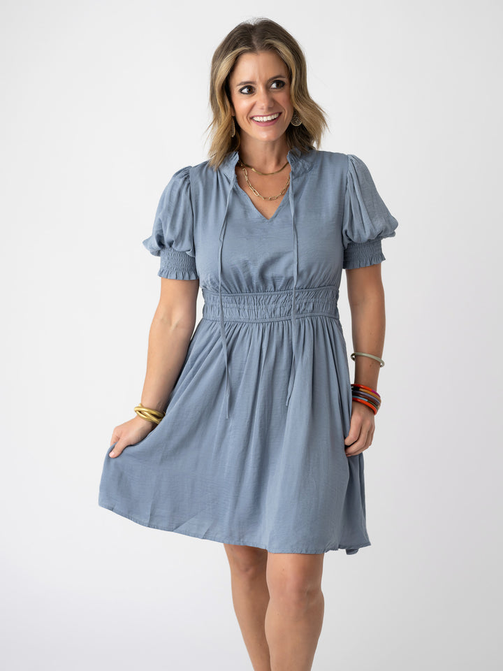 Twilight Tie Neck Dress