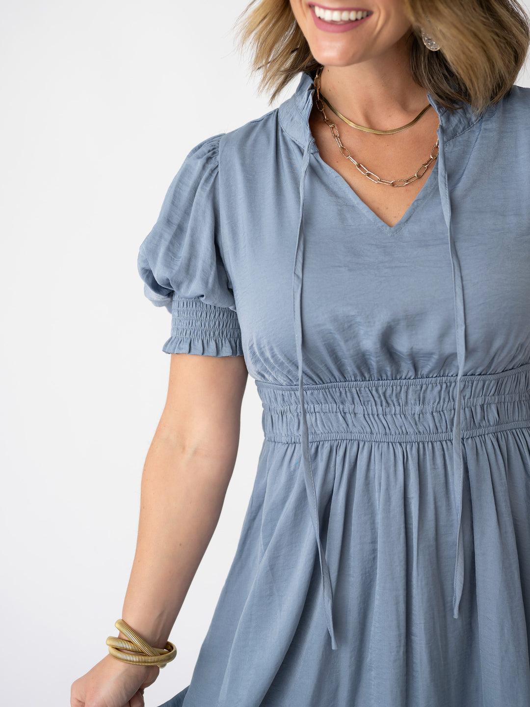 Twilight Tie Neck Dress