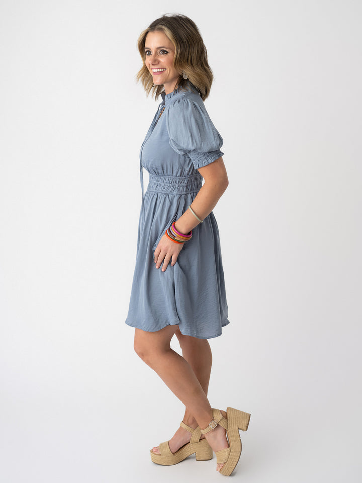 Twilight Tie Neck Dress