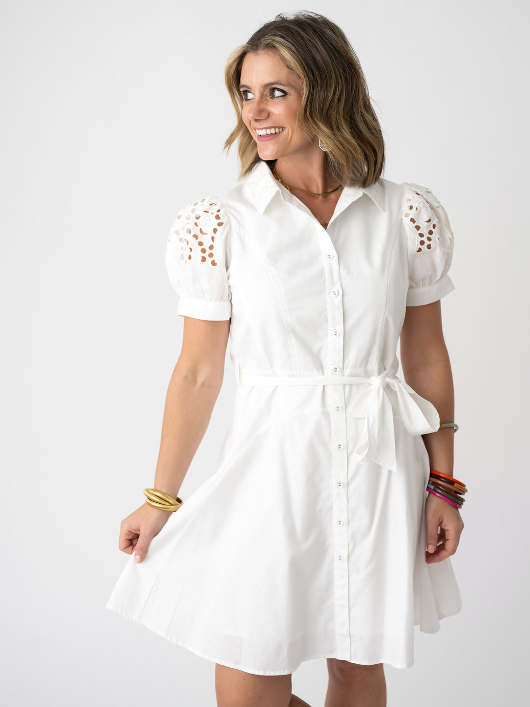 The Fleur Eyelet Dress