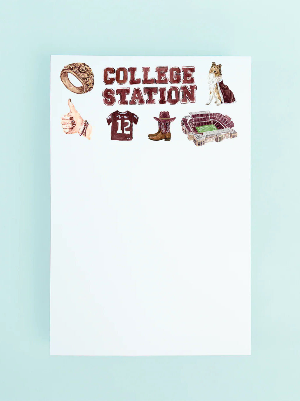 Texas A&M College Station Notepad