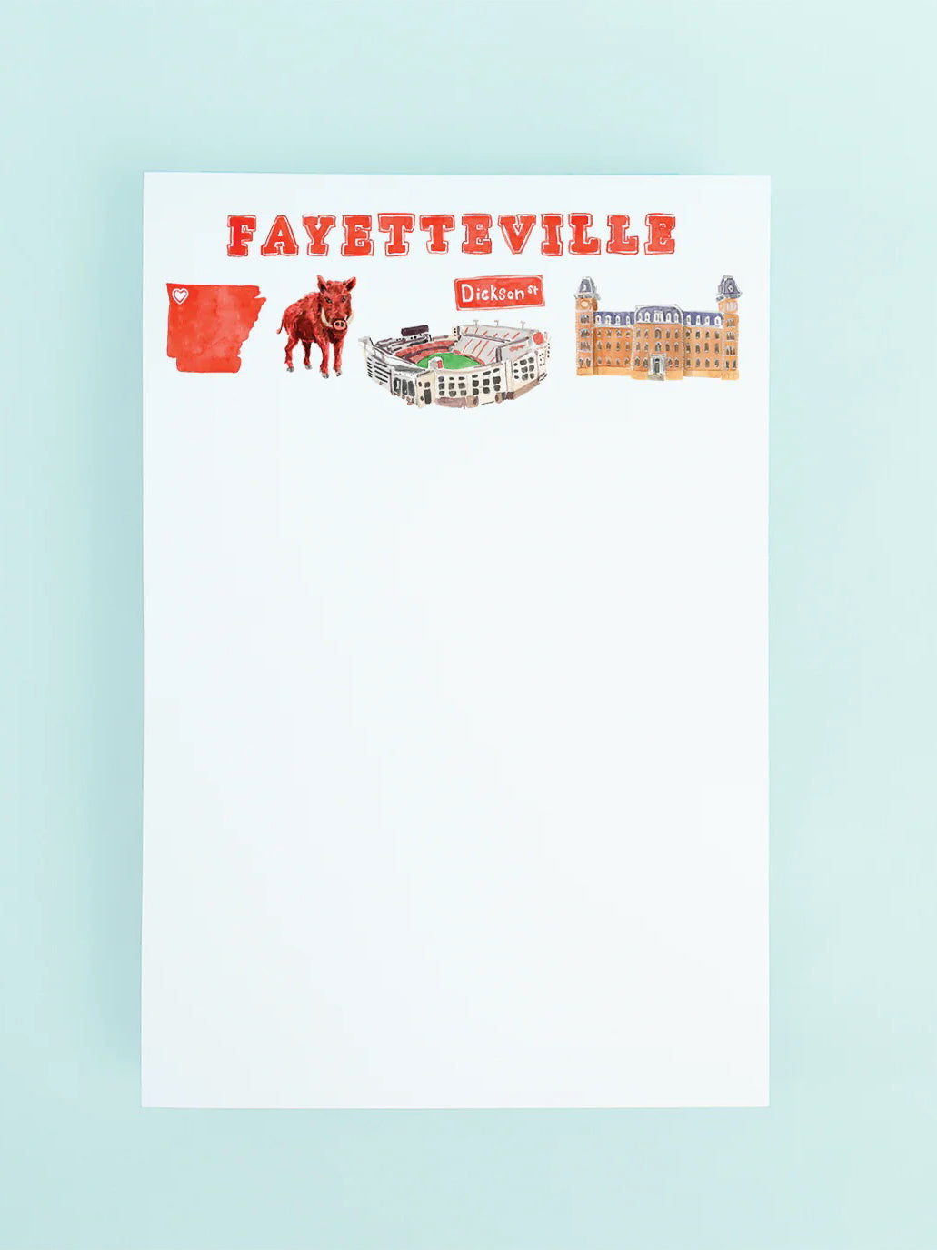 University of Arkansas Fayetteville Notepad