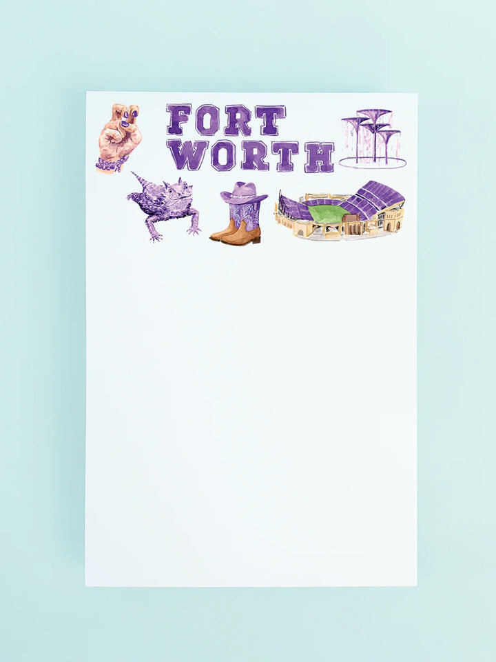 TCU Fort Worth Notepad
