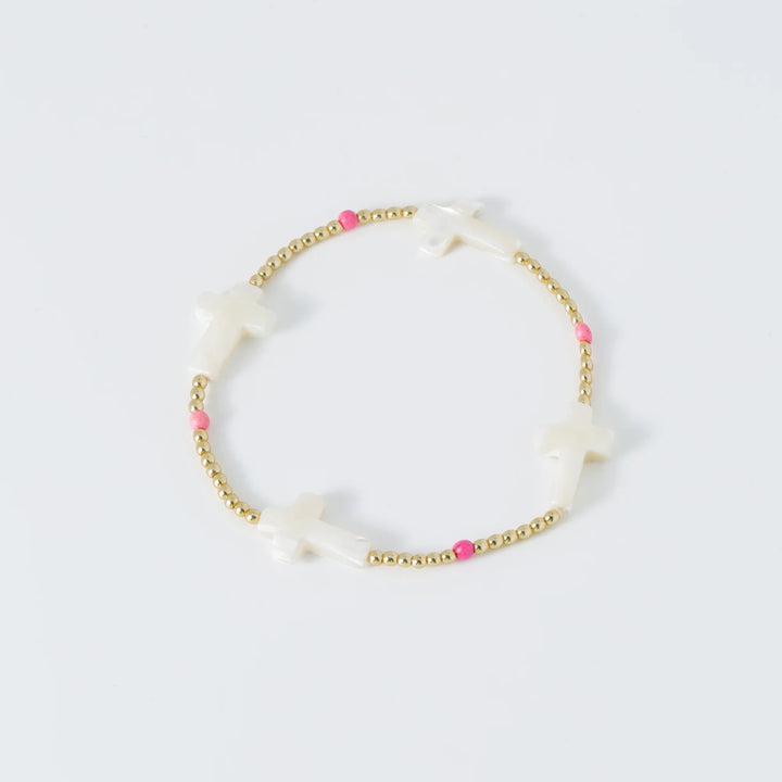 Stackable Stretch Prayer Bracelets