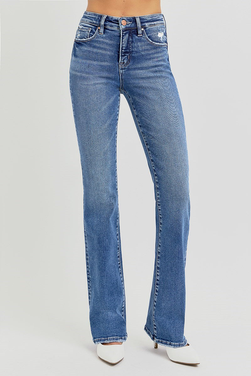 FINAL SALE - Risen TC High Rise Straight Jeans