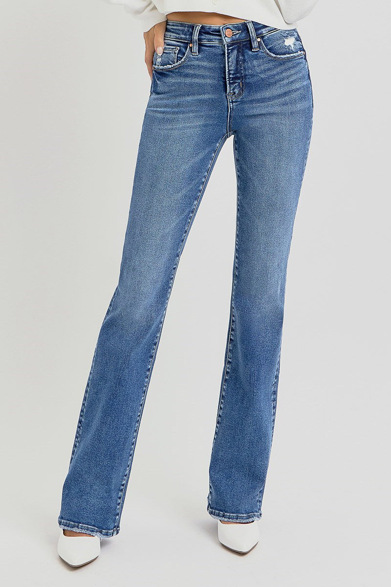 FINAL SALE - Risen TC High Rise Straight Jeans