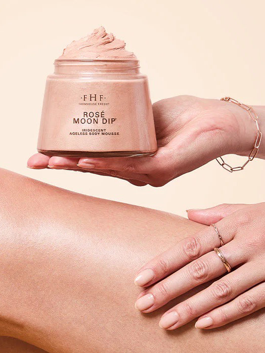 Rose Moon Dip Iridescent Body Mousse