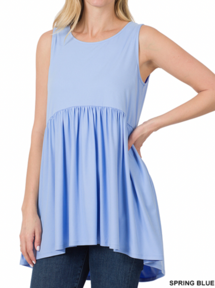 Saucy Stretch Babydoll Tank