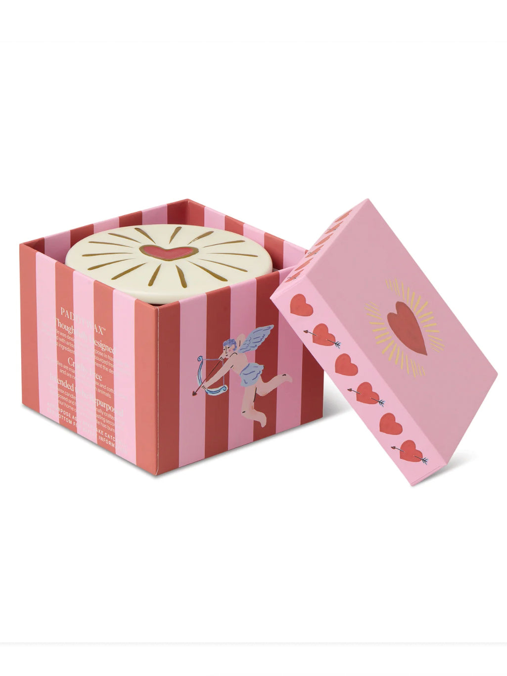 Paddy Wax Love Heart Glass Candle