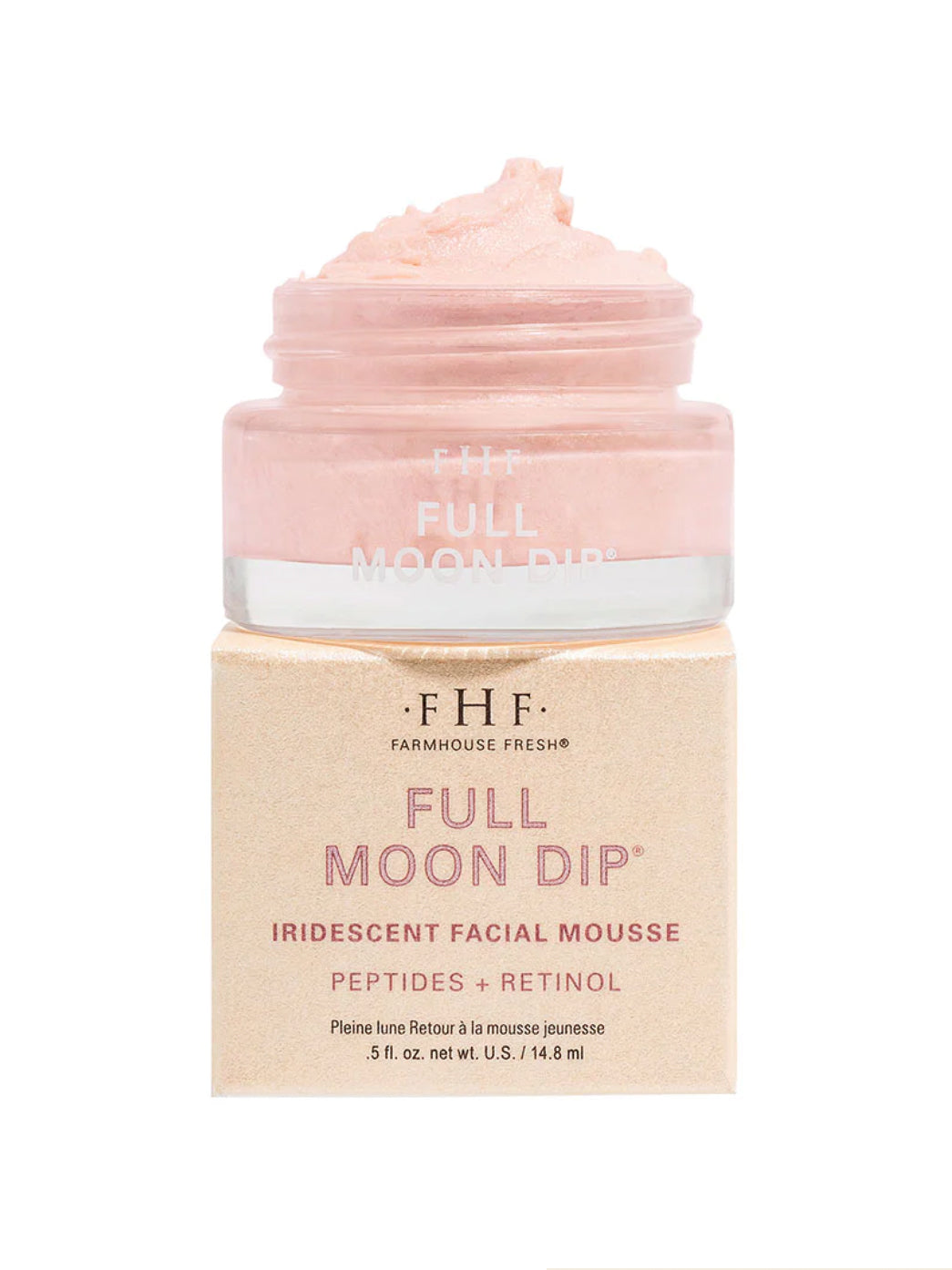 Mini Moon Dip Iridescent Facial Mousse .5 oz