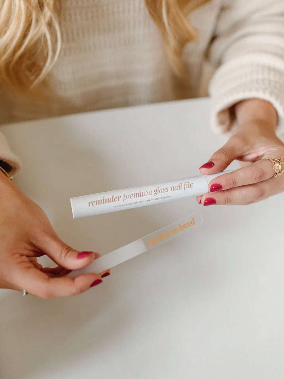 Reminder Premium Nail Glass File