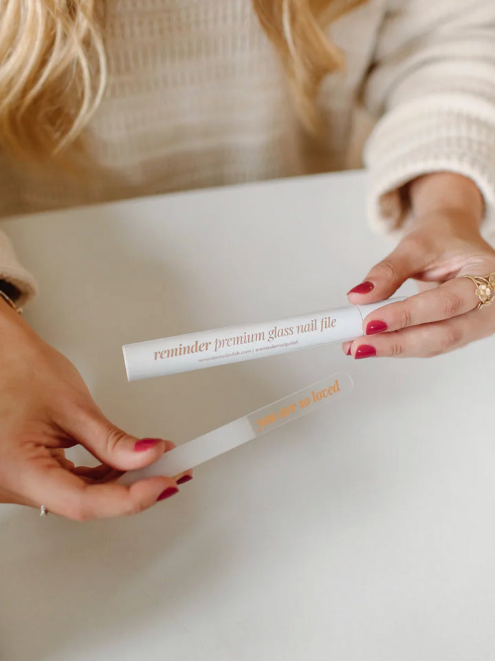 Reminder Premium Nail Glass File