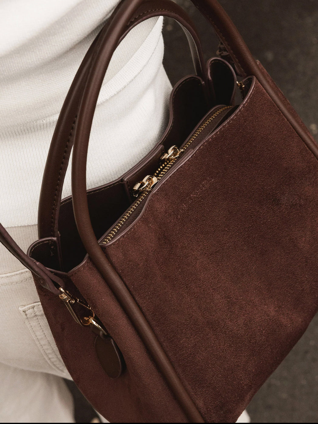Louenhide Steffie Mini Suede Tote Bag