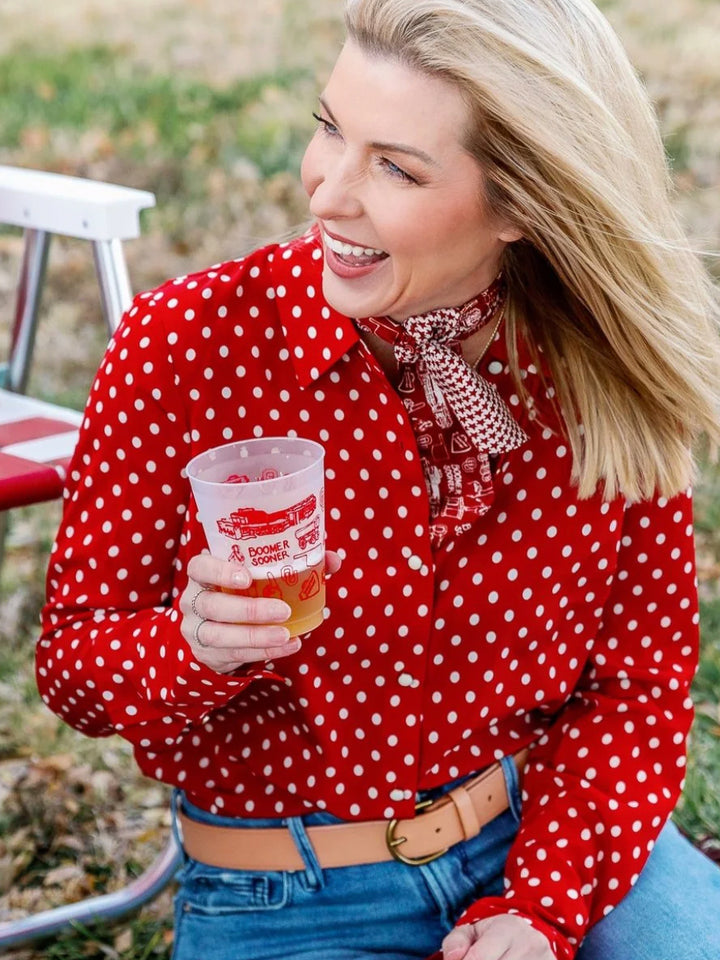 Oklahoma University Shatterproof Cups