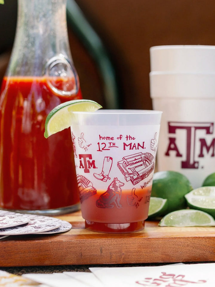 Texas A&M Shatterproof Cups 