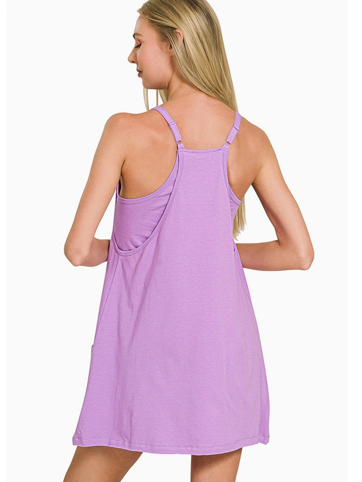 Cheer on Your Team Dress with Romper