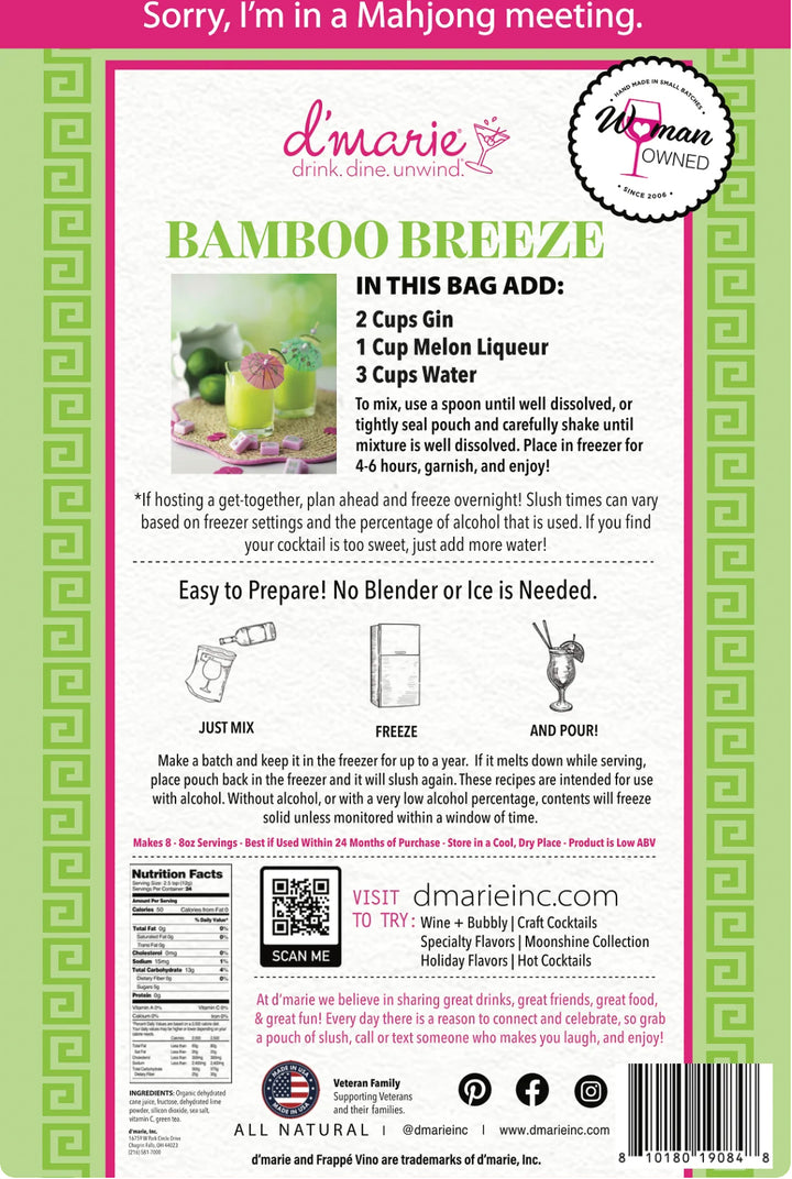 Bamboo Breeze Slush Pouch