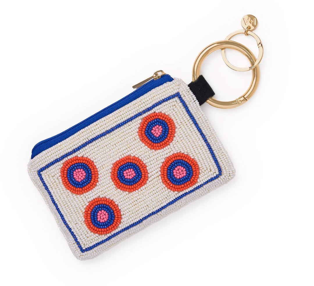 Mary Mahjong Beaded Coin Purse