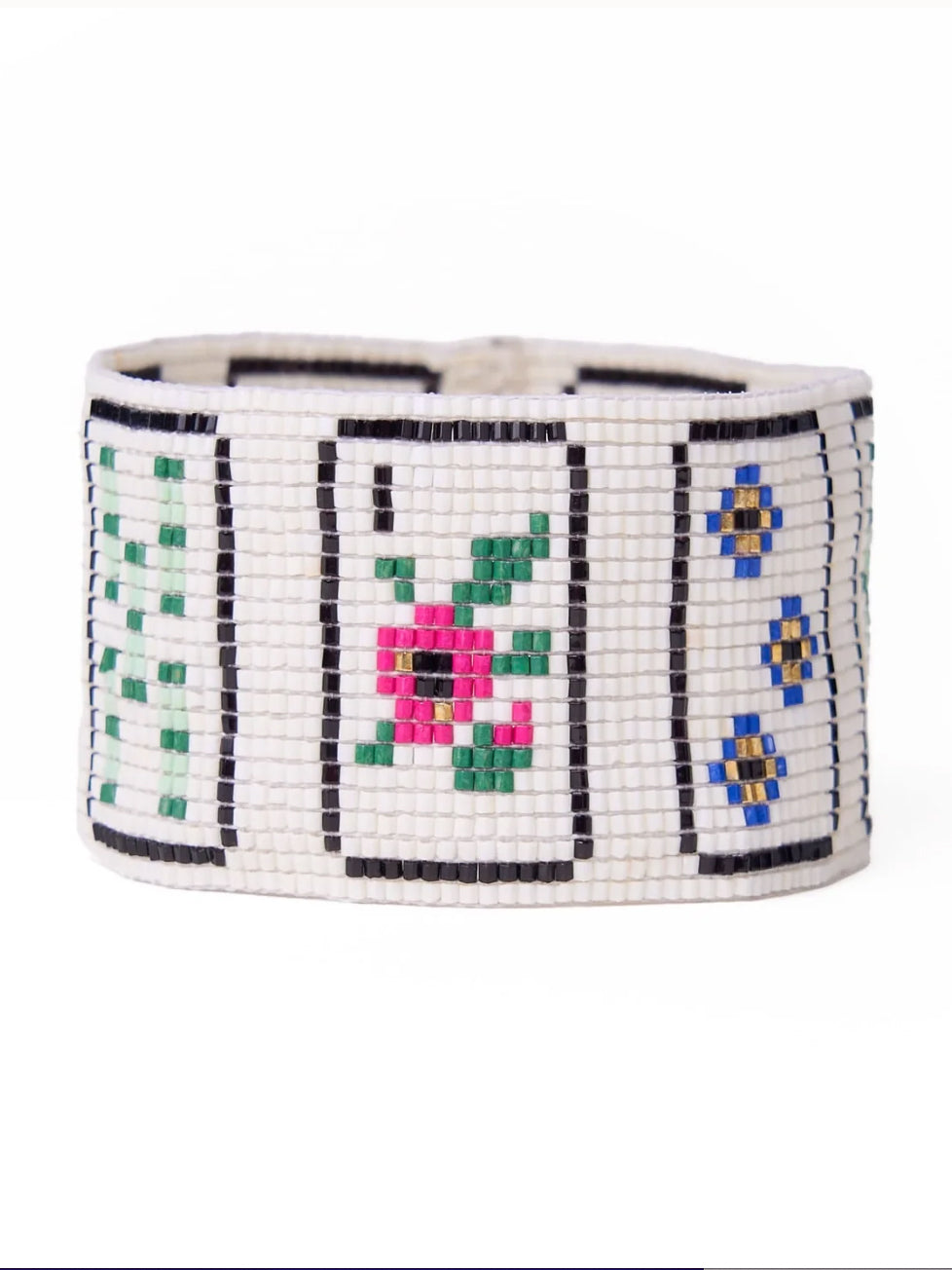 Brooklyn Beaded Stretch Mahjong Bracelet