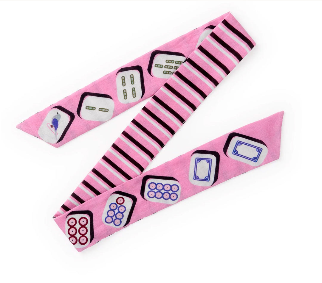 Camile Mahjong Twilly Skinny Scarf