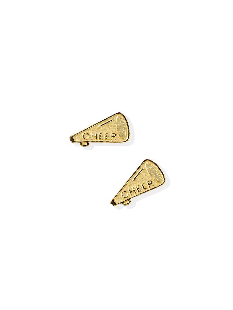 Cheer Megaphone Screwback Earring
