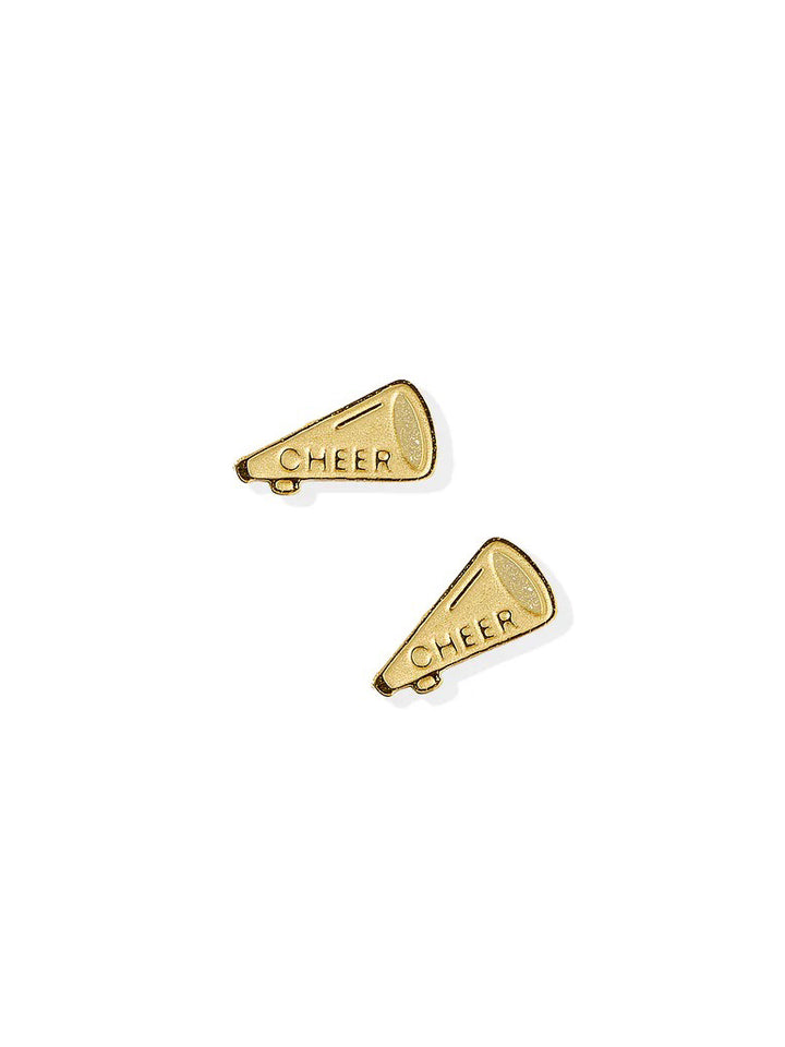 Cheer Megaphone Screwback Earring