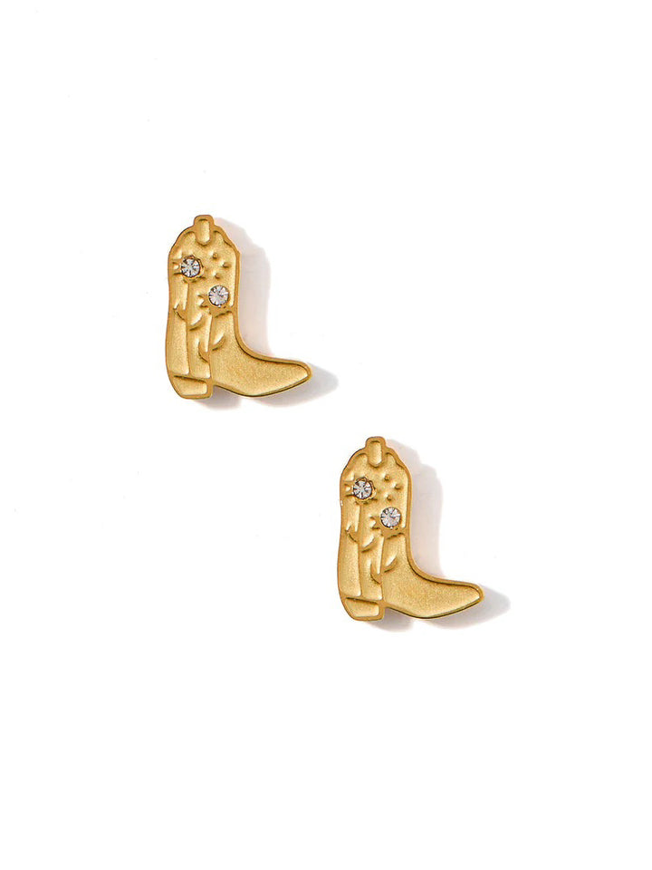 Daisy Cowgirl Boot Screwback Earring