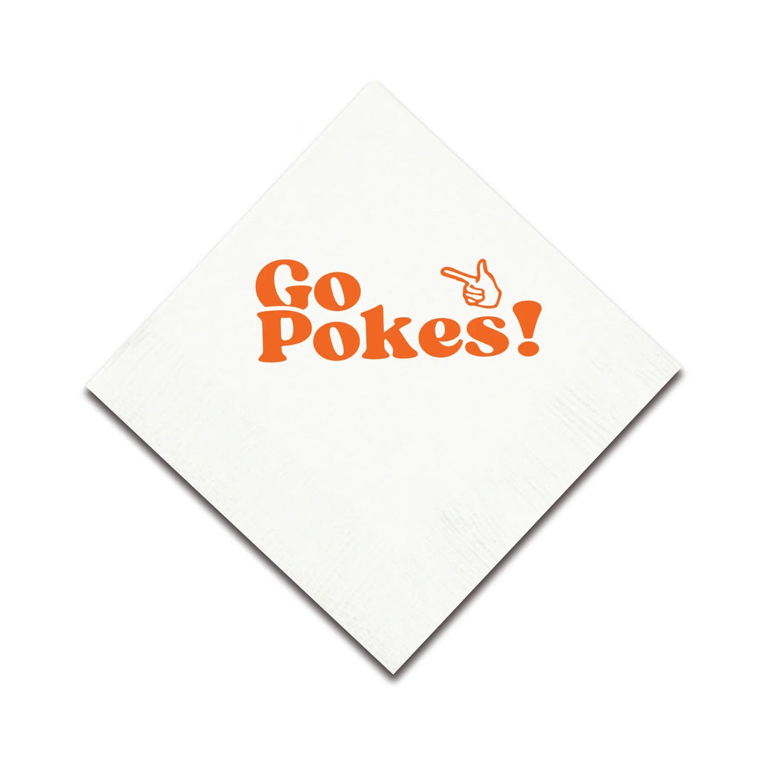 Oklahoma State "Go Pokes" Napkin Set