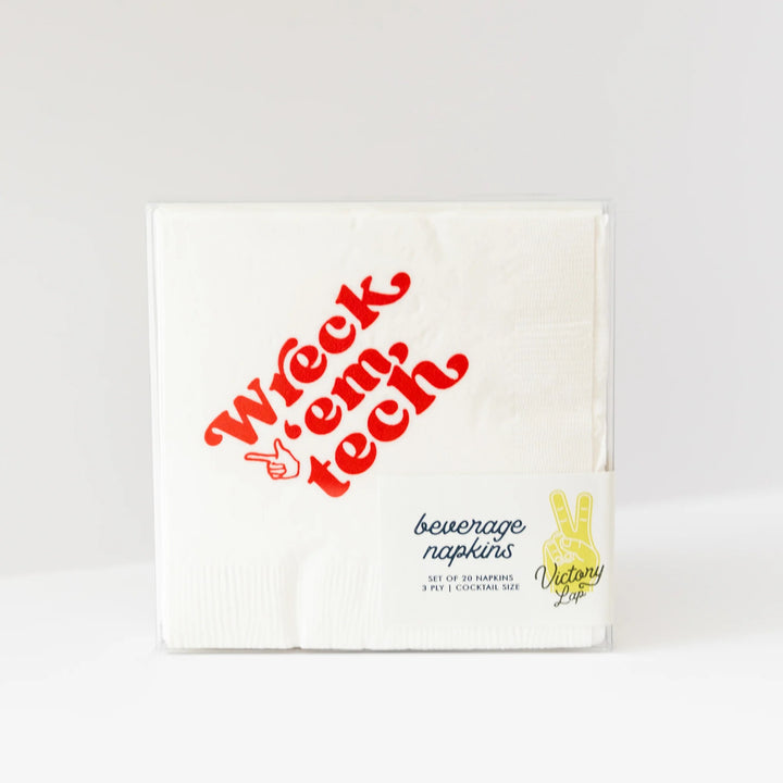 Wreck Em Tech Napkin Set