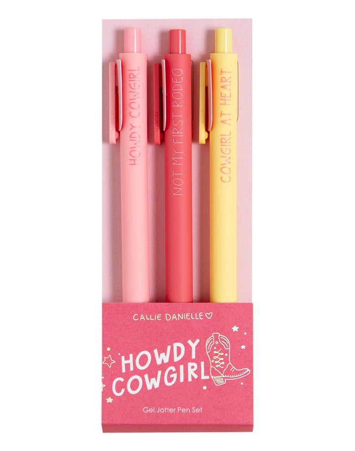 Howdy Cowgirl Pen Set