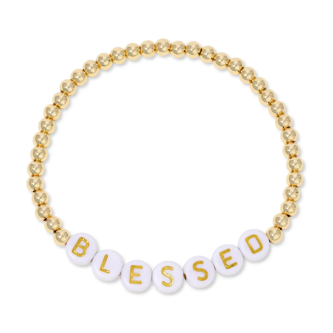 Blessed Stretch Bead Bracelet