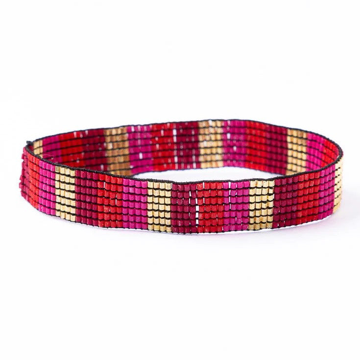 Alex Vertical Lines Stretch Bracelet