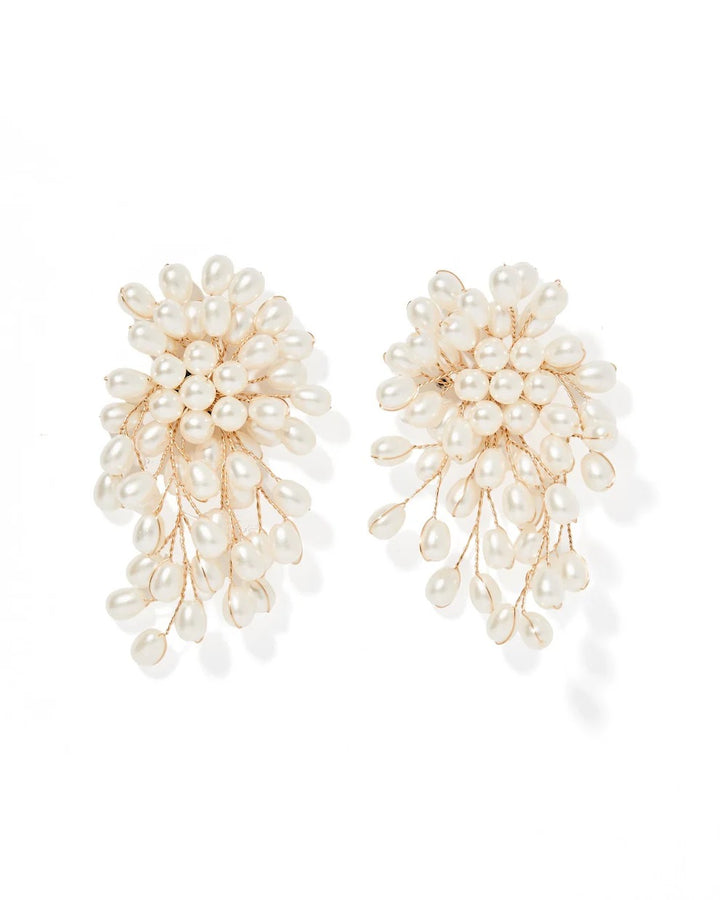 Ariel Pearl Spray Earrings