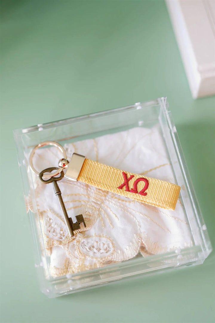 Embroidered Sorority Keychain