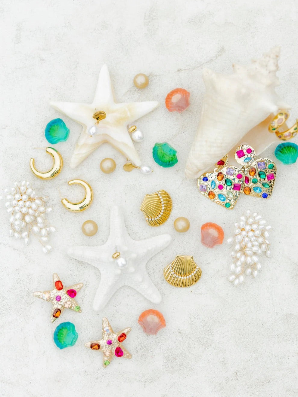 Linny Co Cheri Heart Statement Earring