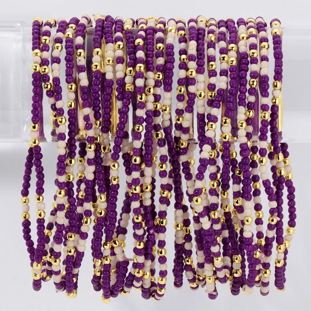 Gameday Single Strand Seed Bracelet