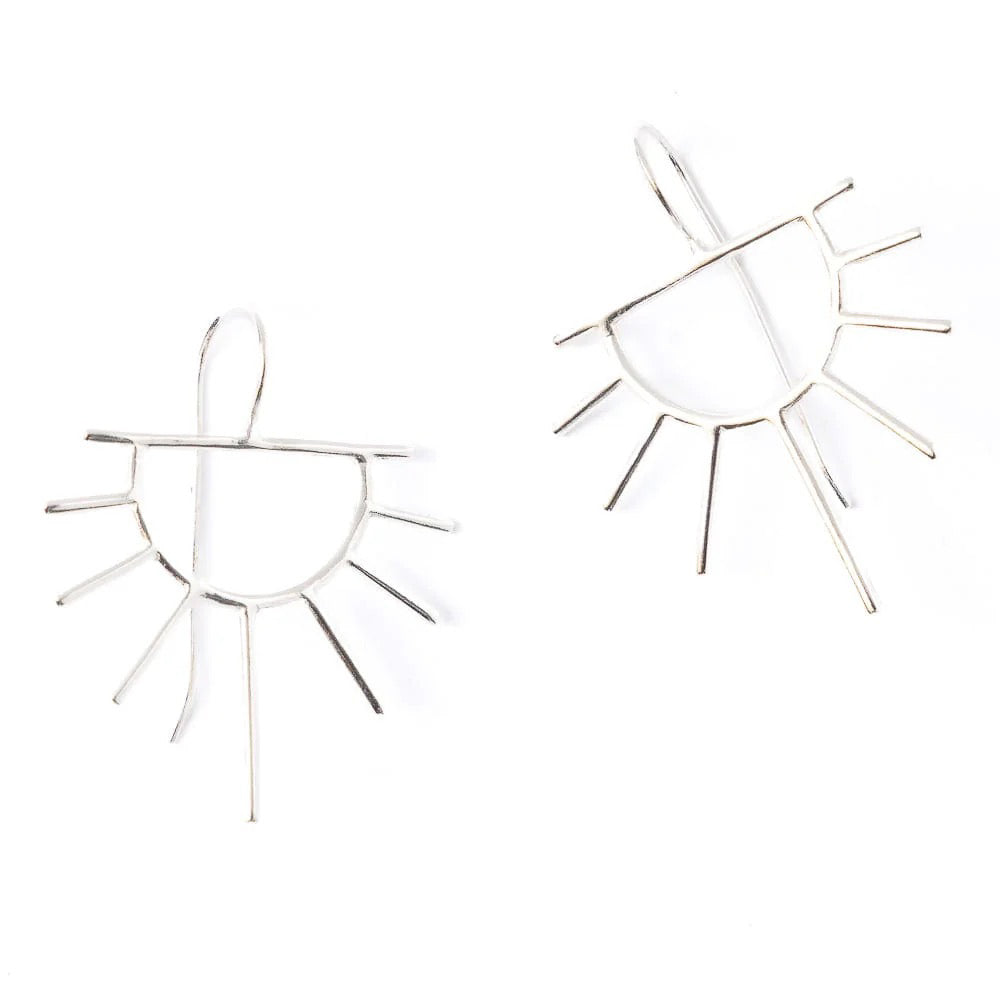 Gretchen Half Sun Threader Earring