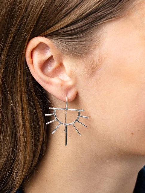 Gretchen Half Sun Threader Earring