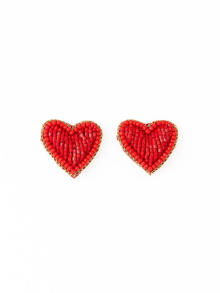 Haddie Heart Stud Earring
