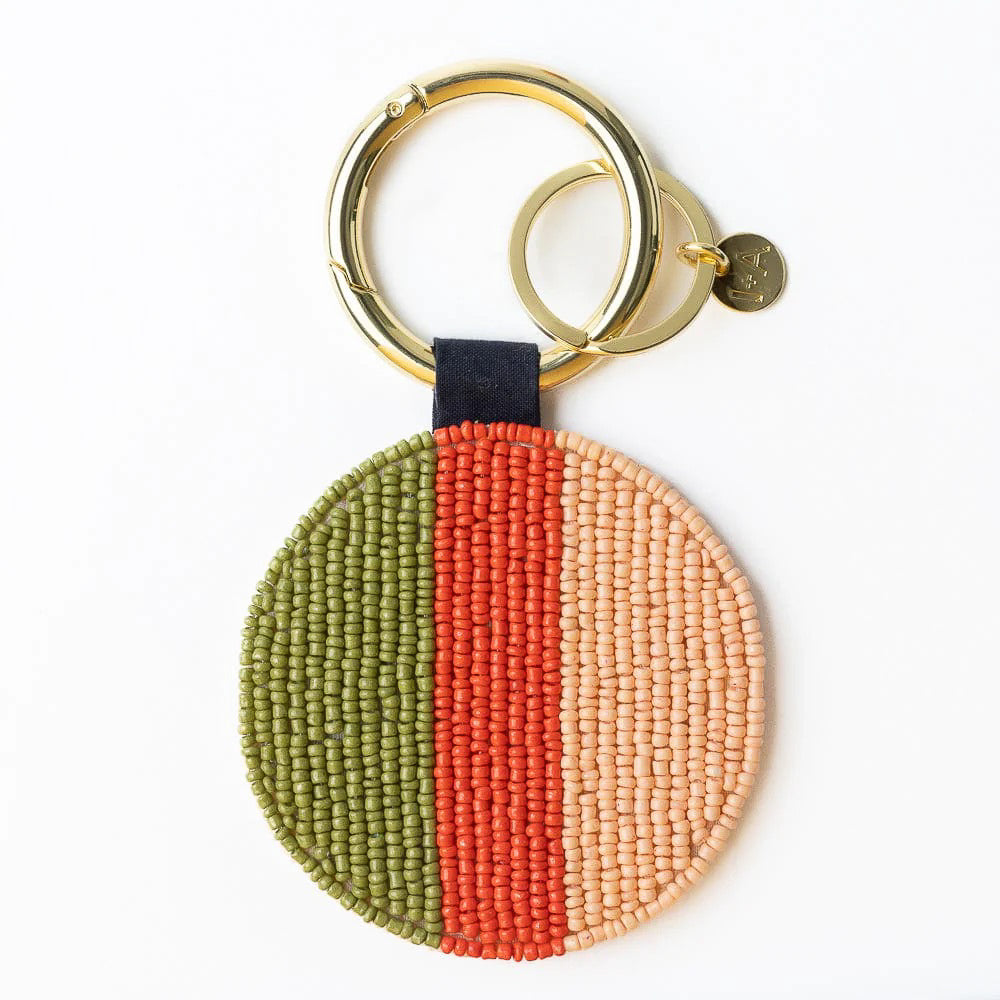Kelsey Seed Beaded Key Ring