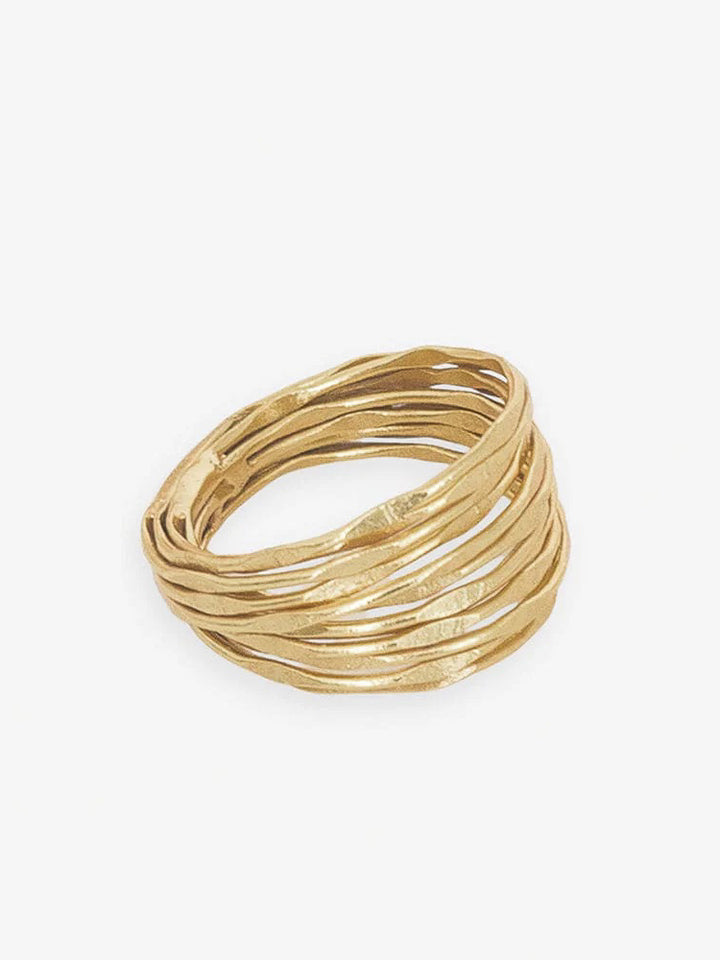 Morgan Multi Layer Organic Textured Ring