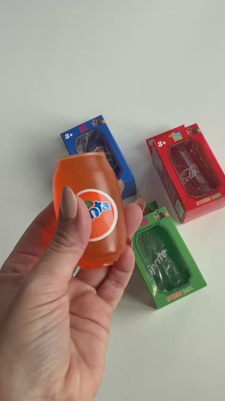Velvet Squeeze Soda Can Squishy